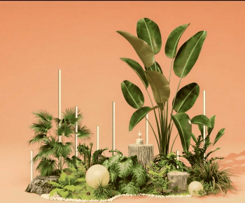 Modern Plant Landscaping-ID:205048084