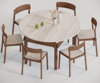 Modern Dining Table And Chairs-ID:413310547