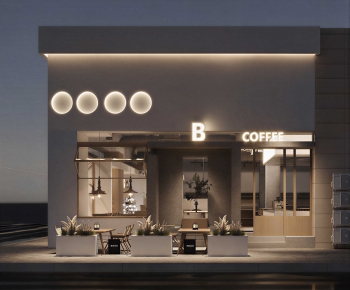 Modern Facade Element-ID:746570118
