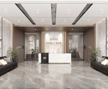 Modern Office Reception Desk-ID:332808979