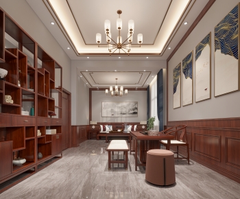 New Chinese Style Tea House-ID:509586104