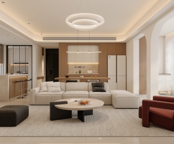 Modern A Living Room-ID:311260945