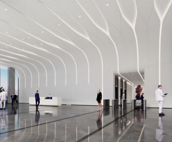 Modern Office Reception Desk-ID:792356976