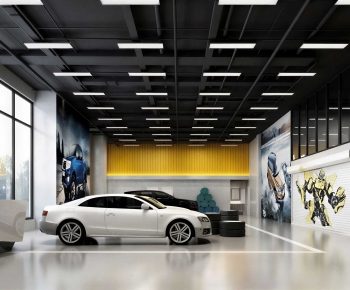 Modern Exhibition Hall-ID:552870993