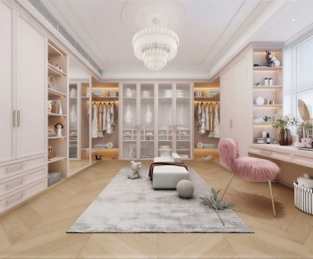 Modern Clothes Storage Area-ID:209770928