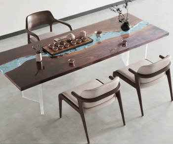 New Chinese Style Tea Tables And Chairs-ID:287517074