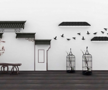 Chinese Style Landscape Wall-ID:418809896