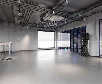 Modern Exhibition Hall-ID:703704122