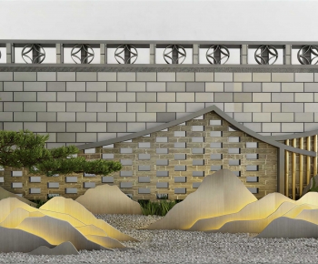 New Chinese Style Rockery Waterscape-ID:342950112