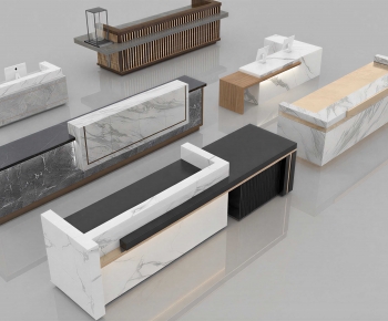 Modern Reception Desk-ID:120687015