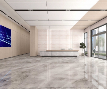 Modern Office Reception Desk-ID:828324089