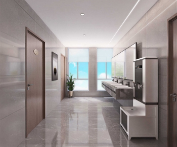 Modern Public Toilet-ID:457722901