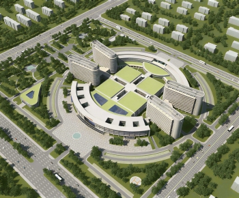 Modern Architectural Bird's-eye View Planning-ID:772531991