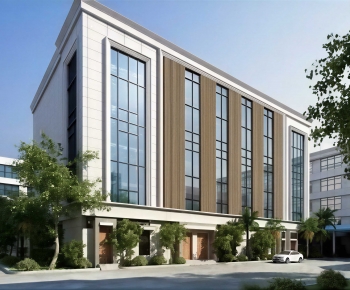 Modern Appearance Of Commercial Building-ID:386732101