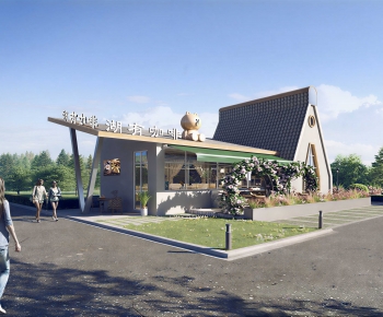 Modern Appearance Of Commercial Building-ID:791862963