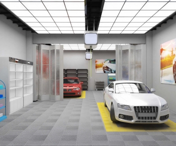 Modern Automobile Repair Shop-ID:982975969