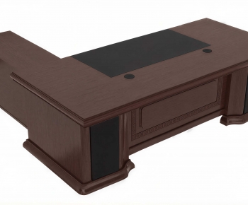 New Chinese Style Office Table-ID:800693046
