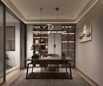 New Chinese Style Study Space-ID:734972953