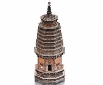 Chinese Style Ancient Architectural Buildings-ID:285761122