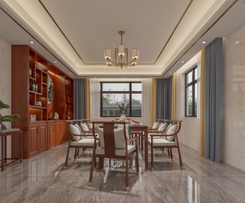 New Chinese Style Dining Room-ID:210552934