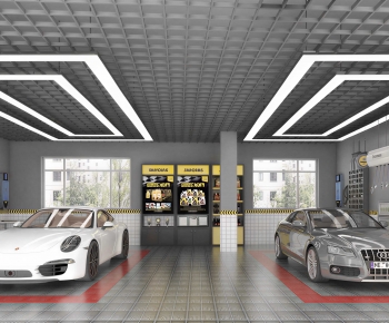 Modern Automobile Repair Shop-ID:955070977