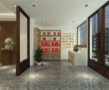 Modern Exhibition Hall-ID:620598085