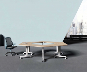 Modern Office Desk And Chair-ID:247771982