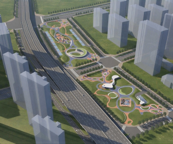 Modern Architectural Bird's-eye View Planning-ID:753378977