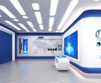 Modern Exhibition Hall-ID:685157069