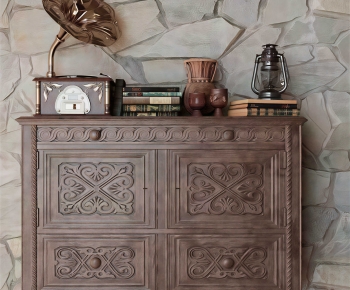 American Style Entrance Cabinet-ID:880108125