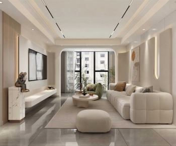 Modern A Living Room-ID:487981084
