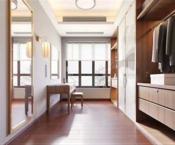 Modern Clothes Storage Area-ID:113778114