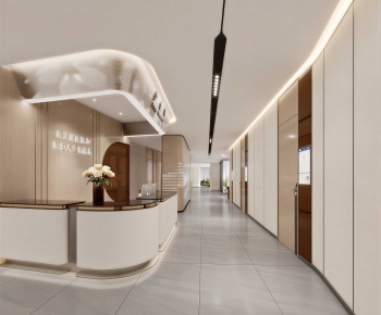 Modern Office Reception Desk-ID:362401012