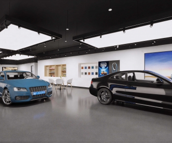 Modern Exhibition Hall-ID:992434024