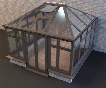 Modern Glass Sunshine Room-ID:887463093