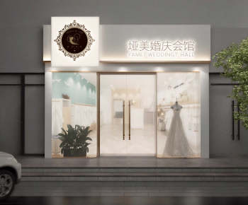 Modern Facade Element-ID:515189212