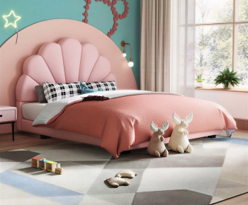 Modern Child's Bed-ID:987312087