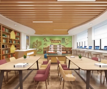 Modern Children's Reading Room-ID:838398925