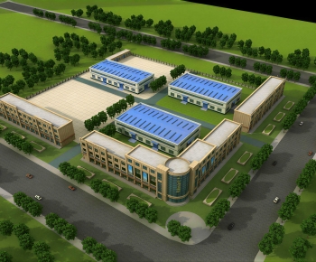 Modern Architectural Bird's-eye View Planning-ID:633640389