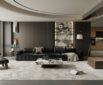 Modern A Living Room-ID:954929117
