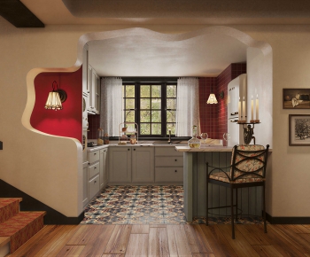 Retro Style The Kitchen-ID:256059287