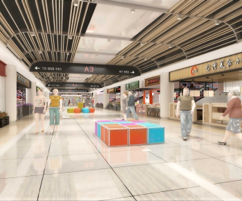 Modern Shopping Mall-ID:755739932