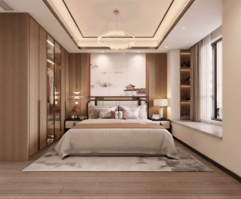New Chinese Style Bedroom-ID:834505083