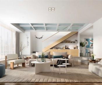 Modern A Living Room-ID:183320019