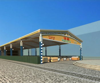Modern Industrial Building-ID:883501052