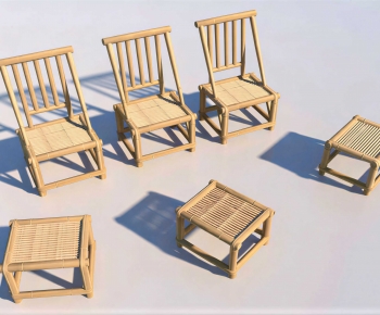 New Chinese Style Lounge Chair-ID:621440893