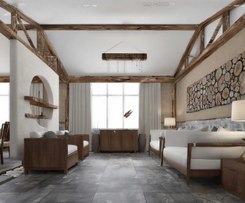 Nordic Style A Living Room-ID:418962003