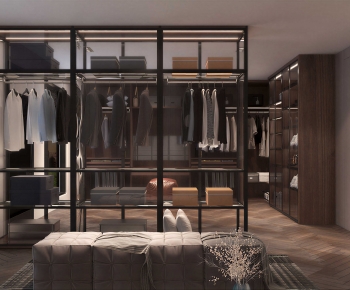 Modern Clothes Storage Area-ID:866805082