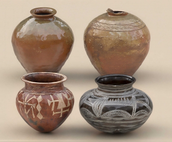 Chinese Style Clay Pot-ID:801501043