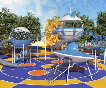 Modern Park Landscape-ID:279103997
